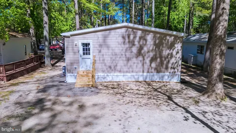 a backyard of a house