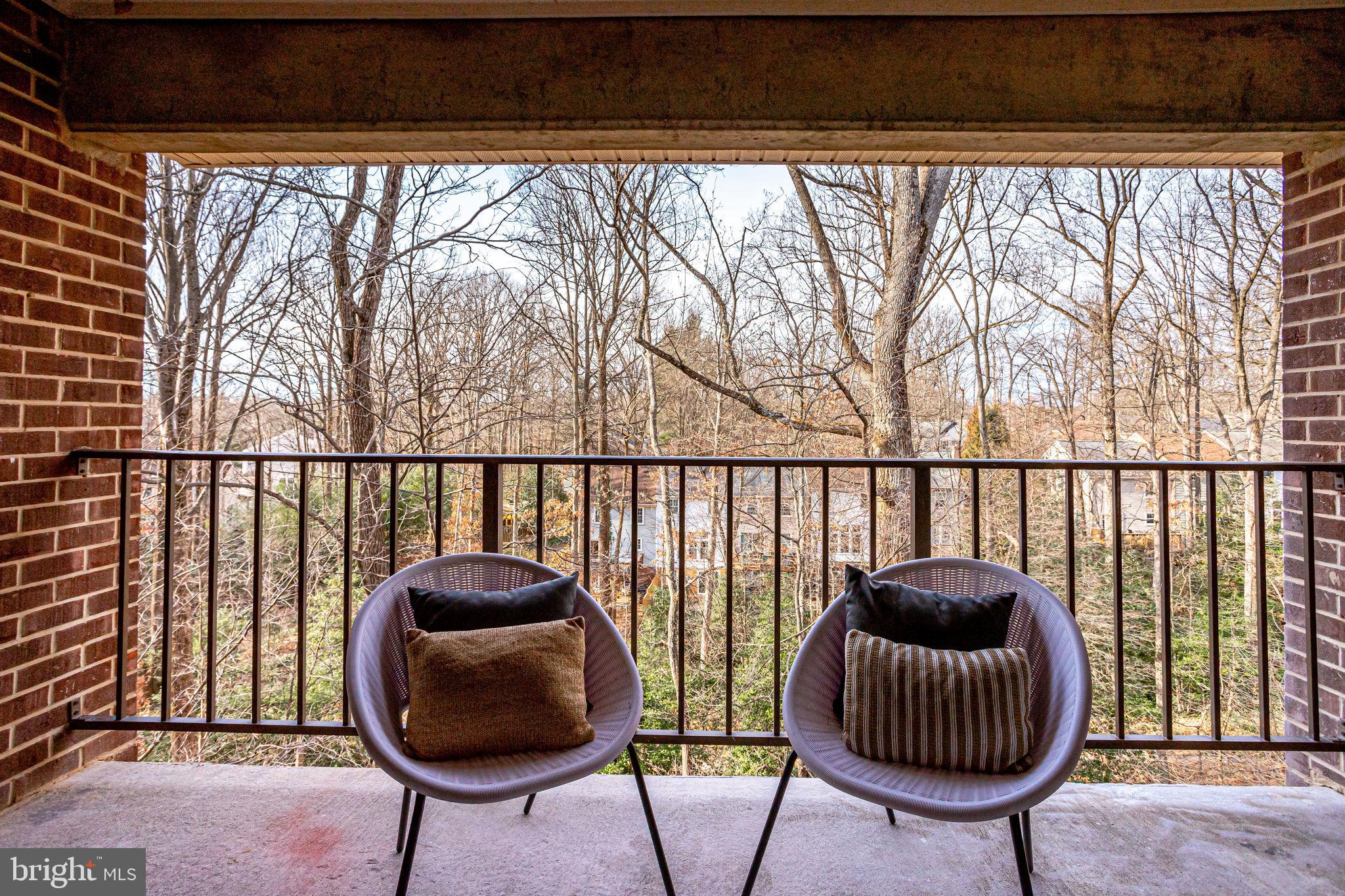 1538 Northgate Square, Unit 31B Reston, VA 20190 - Photo 27 of 30 Balcony Views