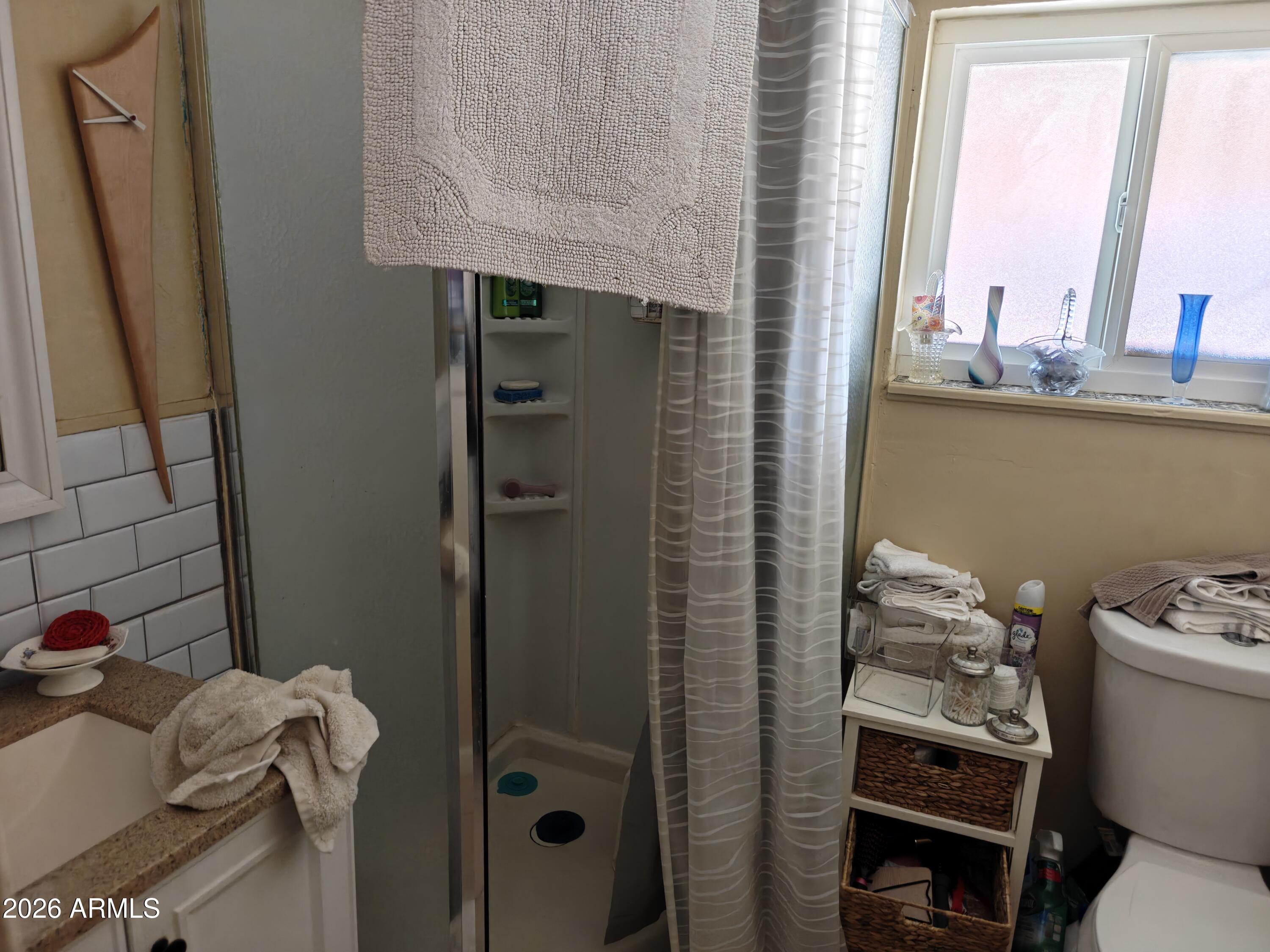 2417 West Roughrider Road New River, AZ 85087 - Photo 35 of 61 a bathroom with a sink toilet and shower