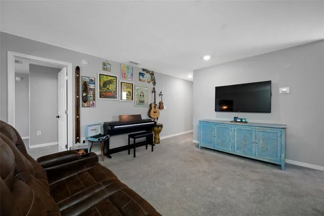 a bathroom with a shower and a toilet