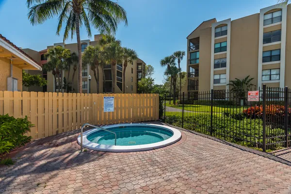 a view of a backyard with a garden