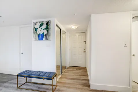 a very nice looking room with a wooden floor