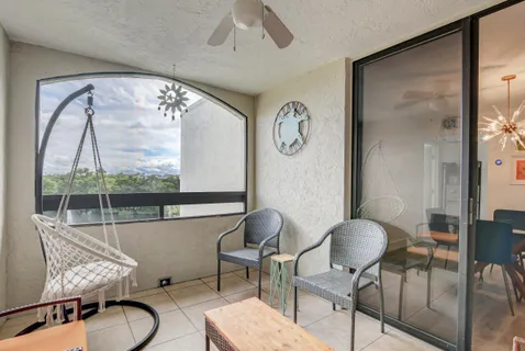 a room with furniture and windows
