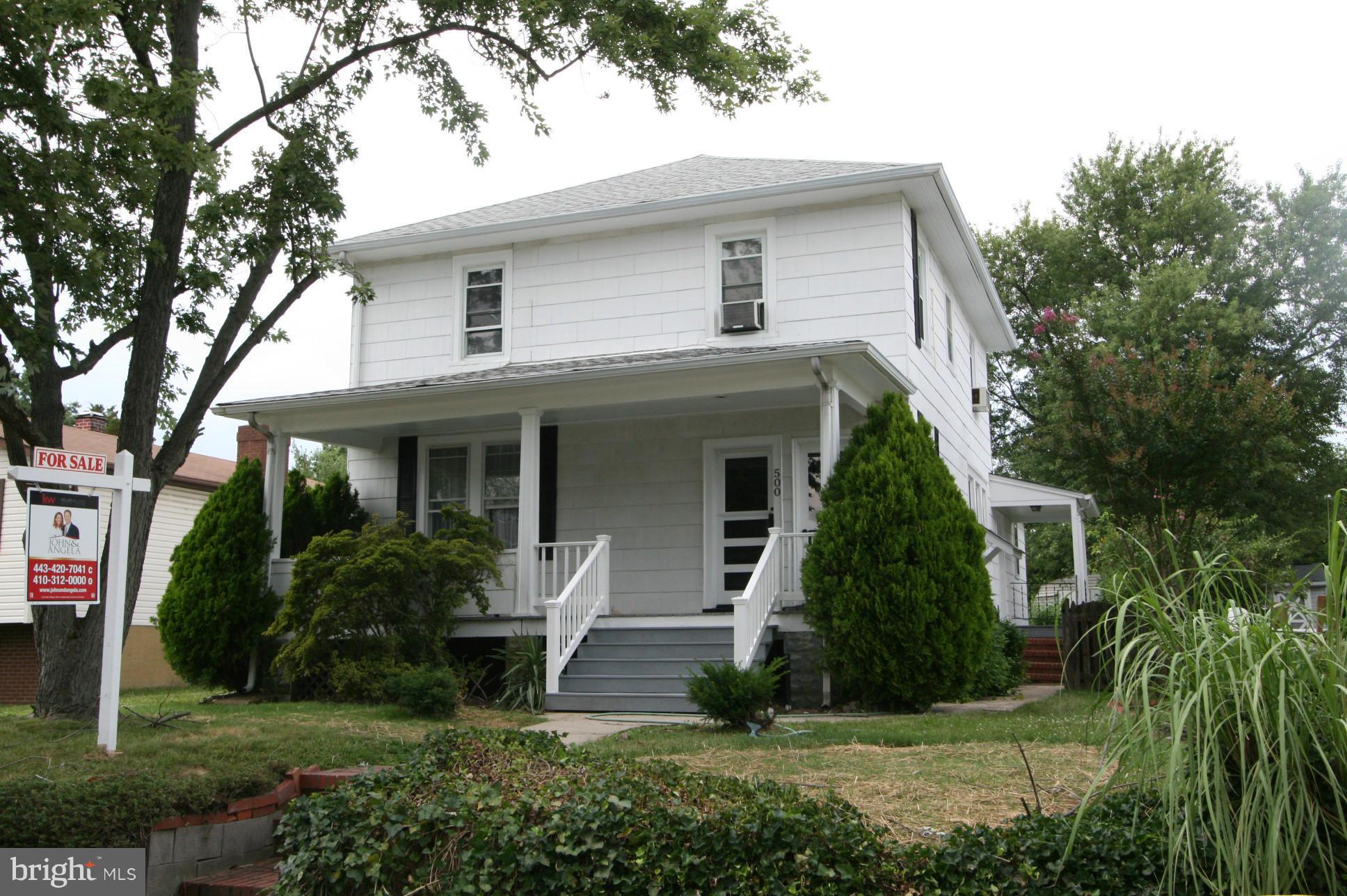 500 Cleveland Road Linthicum Heights, MD 21090 - Photo 1 of 26 a front view of a house with a yard