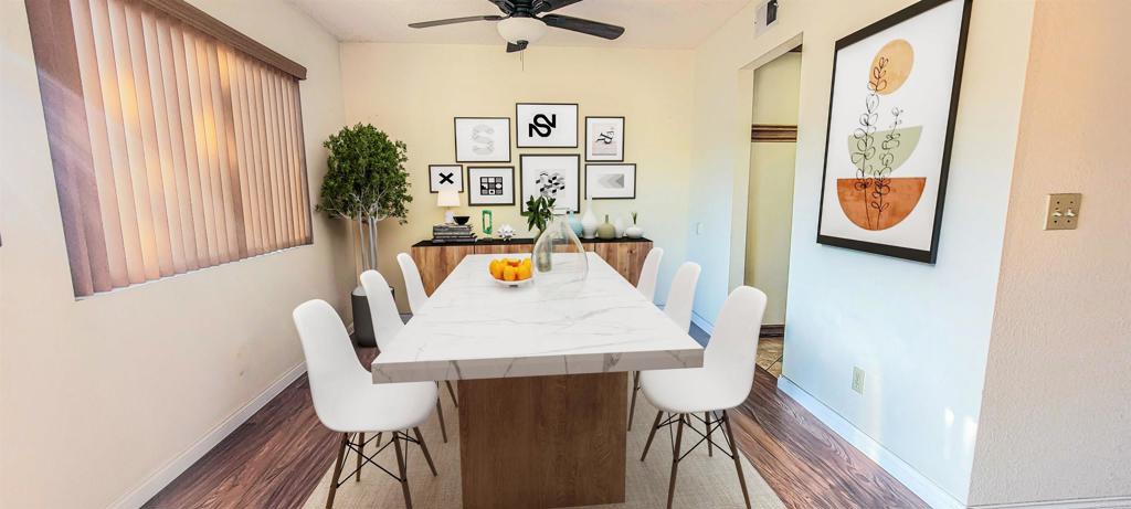 1469 Sundance Way Oceanside, CA 92057 - Photo 10 of 27 a view of a dining room with furniture and a window