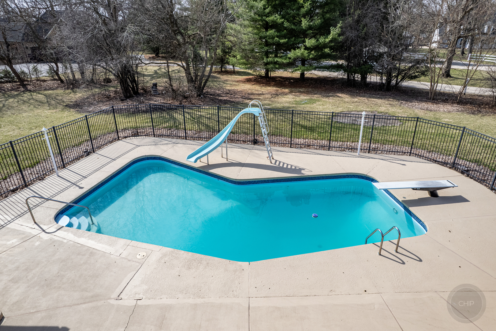 15600 Griswold Springs Road Plano, IL 60545 - Photo 65 of 96 a view of a backyard with swimming pool