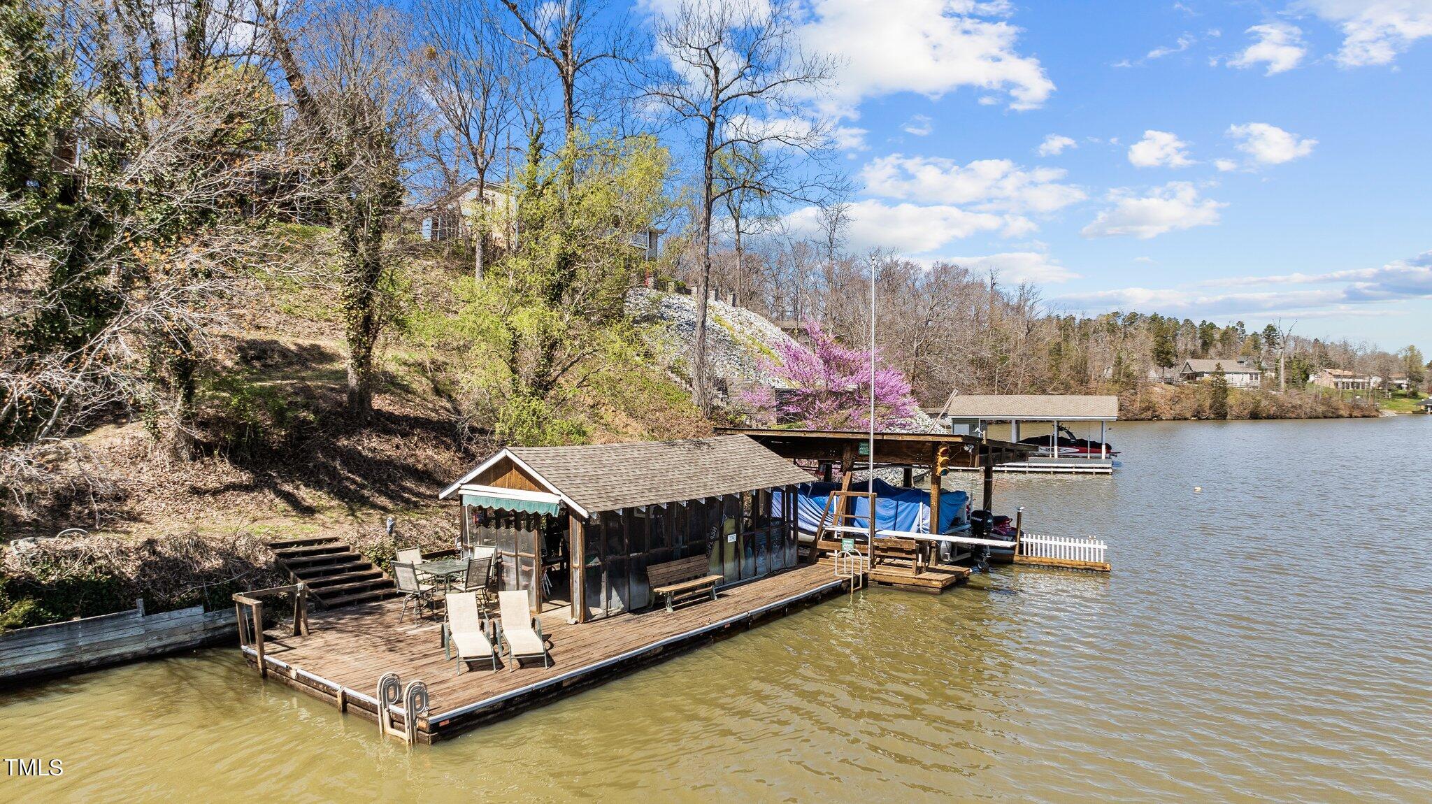 154 Spinnaker Lane, Unit 154 Semora, NC 27343 - Photo 5 of 64 dock from drone2