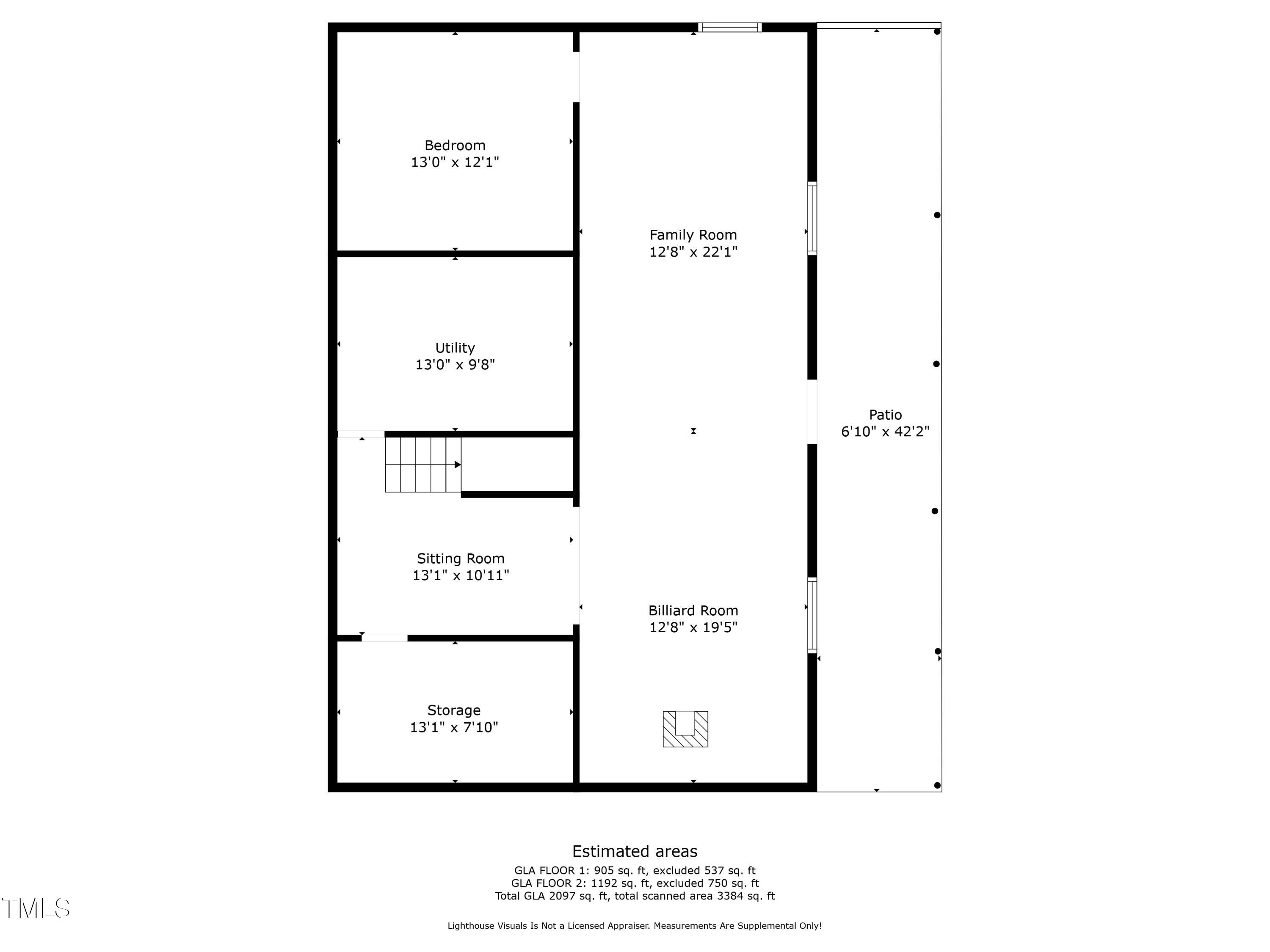 154 Spinnaker Lane, Unit 154 Semora, NC 27343 - Photo 61 of 64 1-Floorplan #2