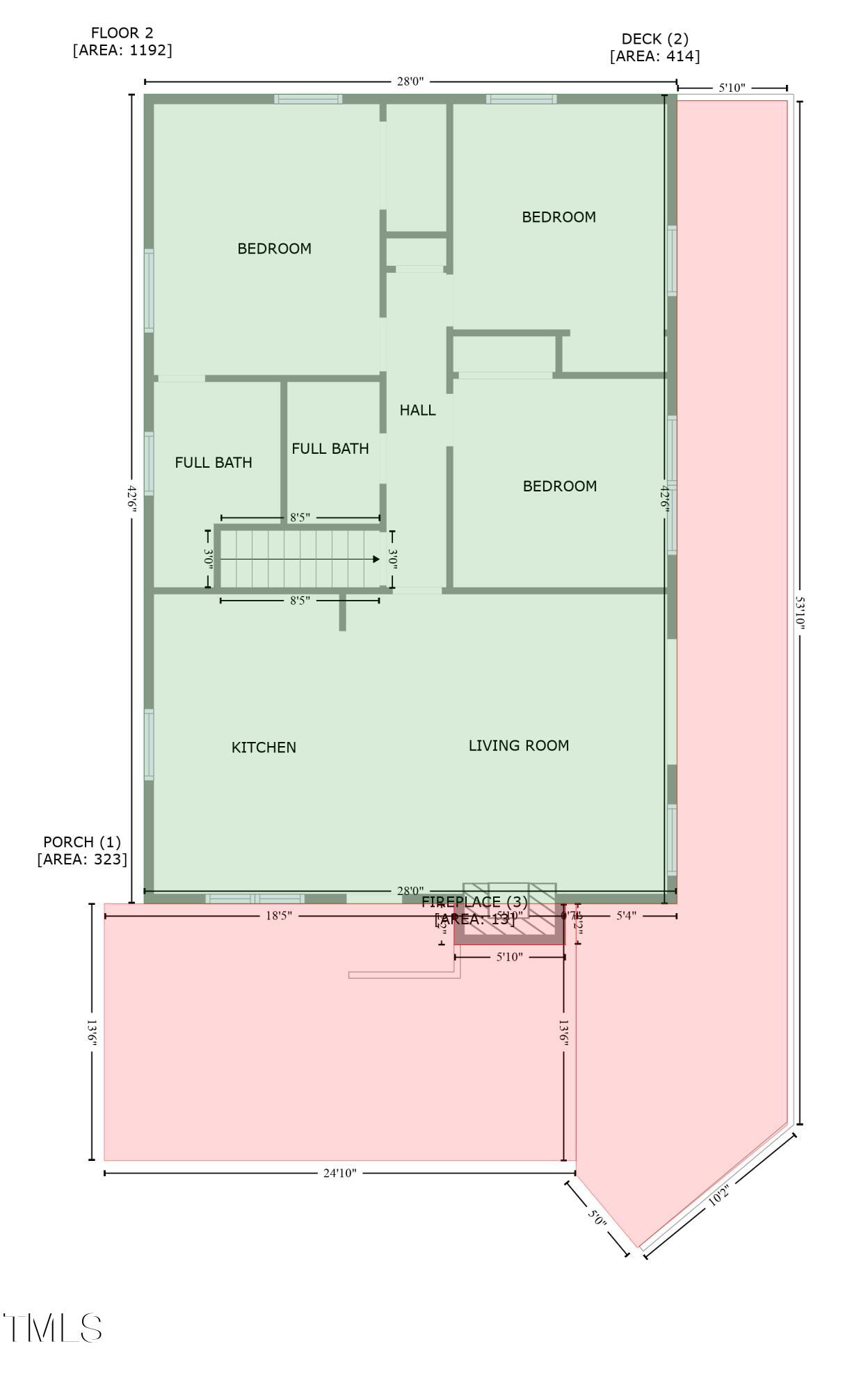 154 Spinnaker Lane, Unit 154 Semora, NC 27343 - Photo 57 of 64 4-2nd_floor_154_spinnaker_drive_semora