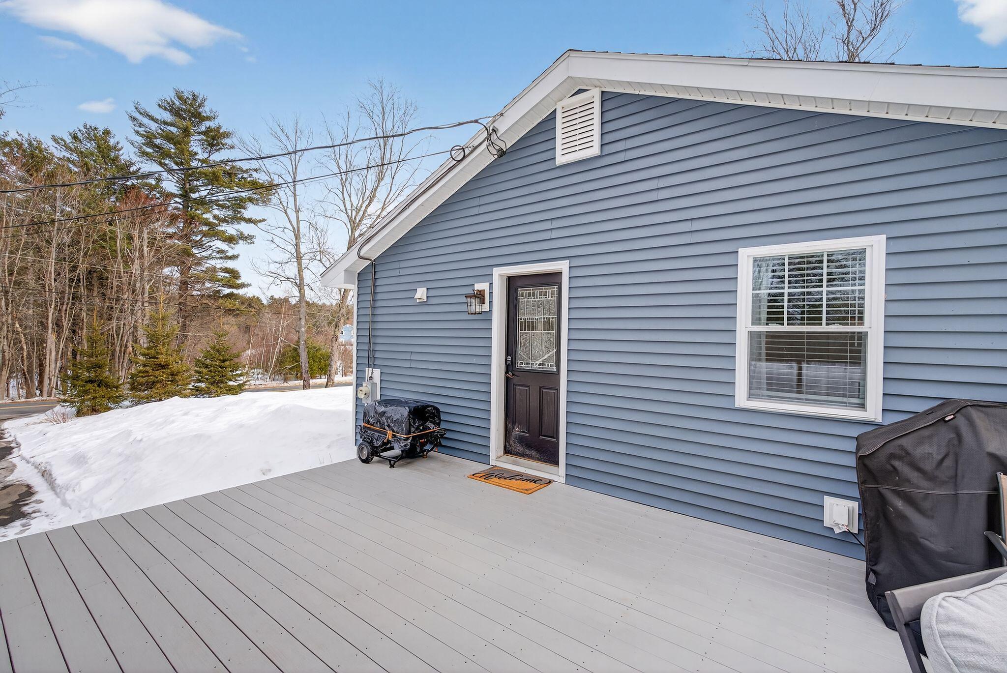 508 Mountfort Road North Yarmouth, ME 04097 - Photo 2 of 25 deck looking toward the road