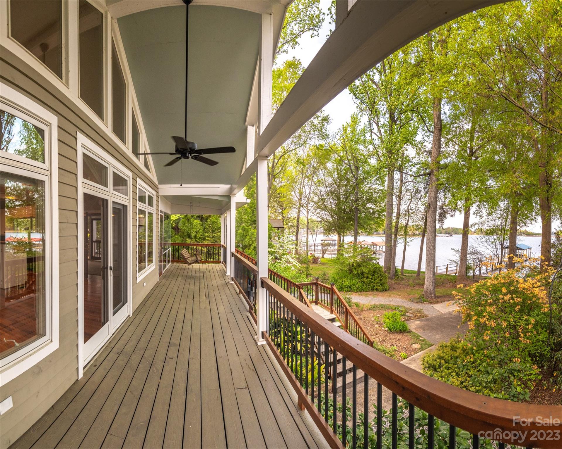 3244 Lake Shore Road South Denver, NC 28037 - Photo 33 of 39 a view of balcony with wooden floor and fence