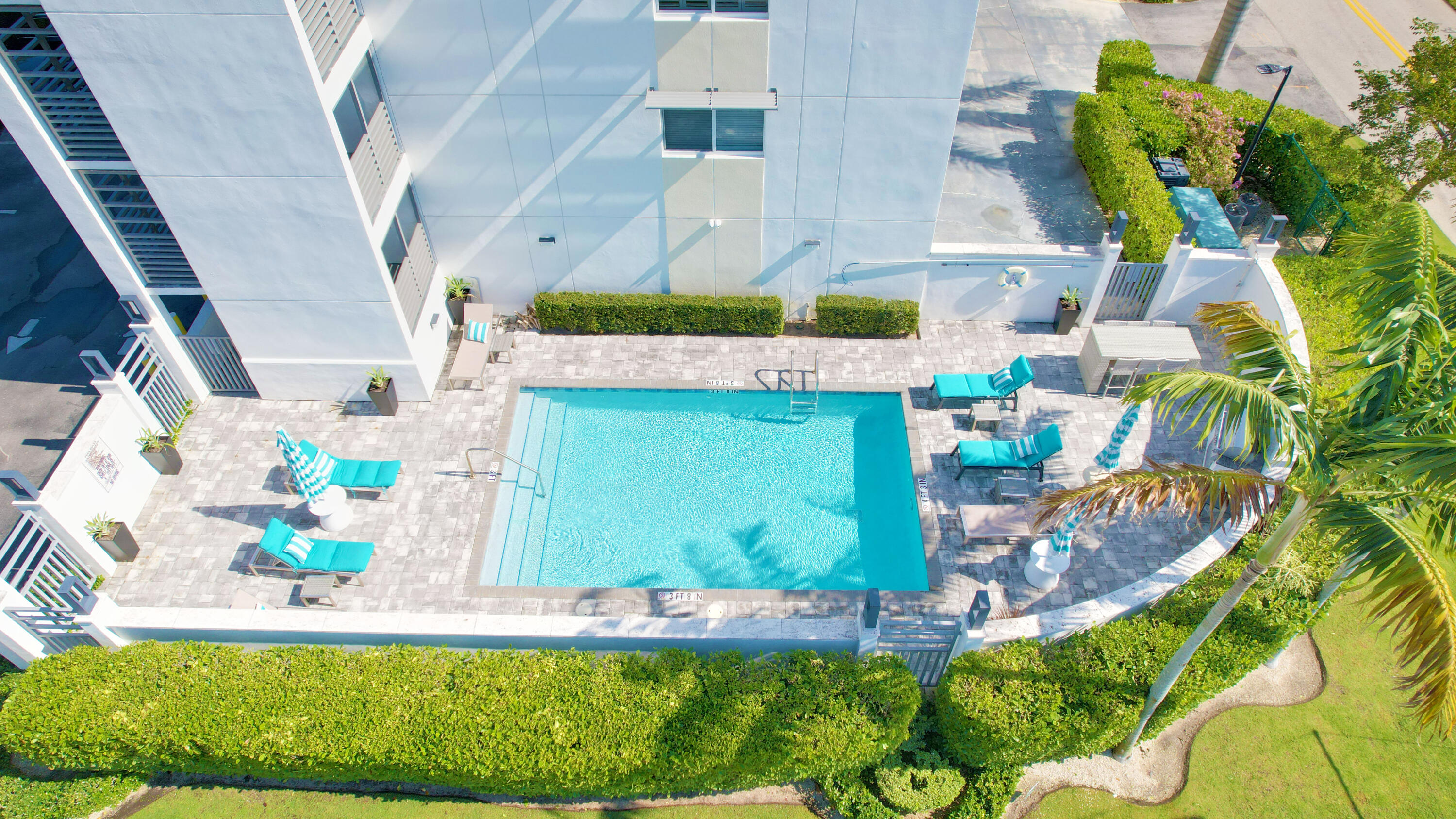 601 North Ocean Boulevard Boca Raton, FL 33432 - Photo 34 of 36 an aerial view of a house with a swimming pool