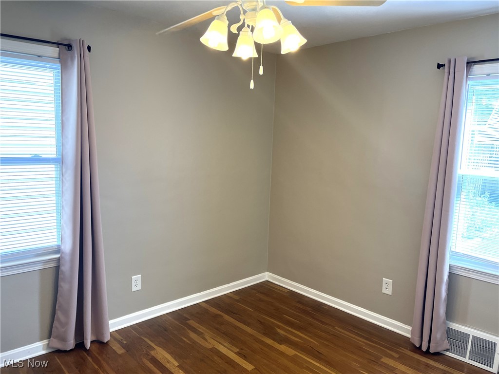 29946 Enid Road Wickliffe, OH 44092 - Photo 8 of 50 Bedroom with ceiling fan and hardwood floors
