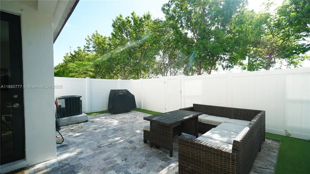 a view of a couches in the patio