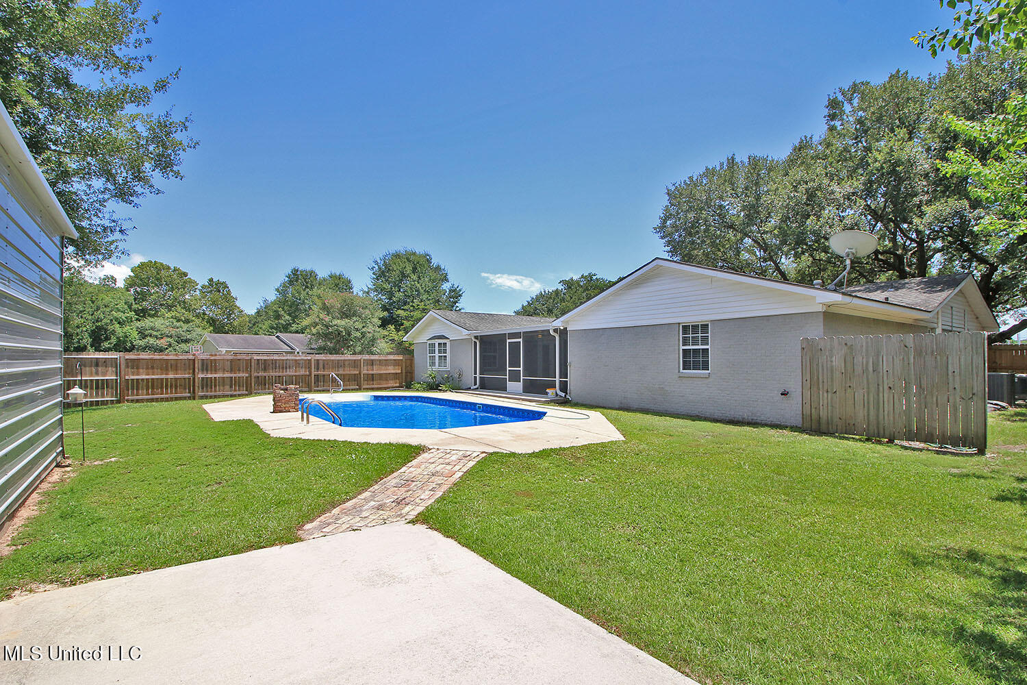 3249 Nottingham Road Ocean Springs, MS 39564 - Photo 37 of 57 Pool view from workshop