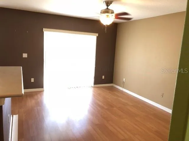 a view of a livingroom with a chandelier