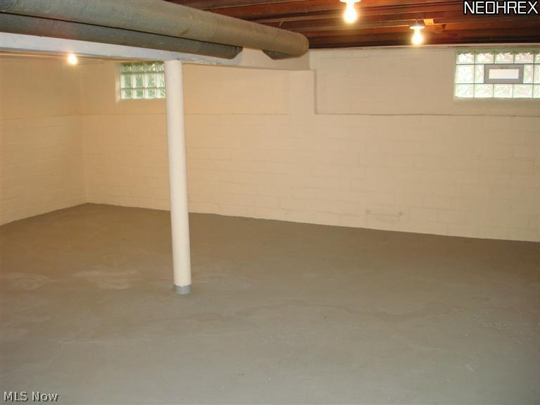 1674 Sunview Road Lyndhurst, OH 44124 - Photo 20 of 23 Unfinished basement has vented glass block windows, and is a blank slate for you!