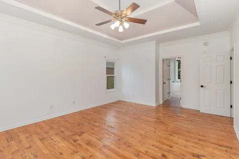 wooden floor in an empty room