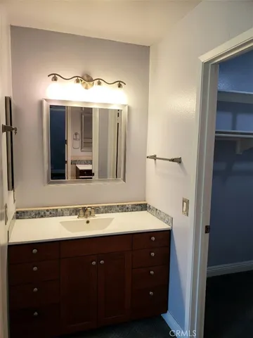 a close view of closet