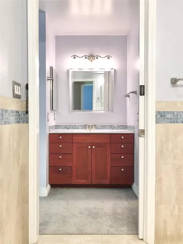 a view of a glass door and a glass door