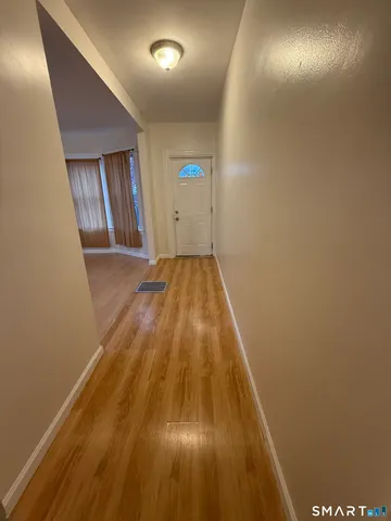 wooden floor in an empty room with wooden floor