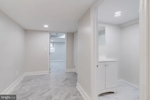 a view of an empty room