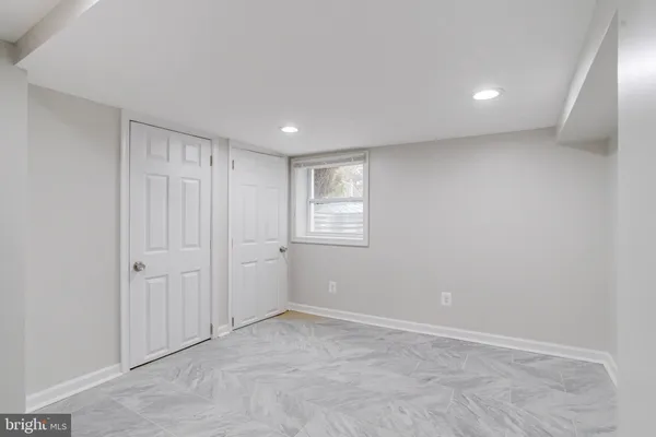 a view of an empty room