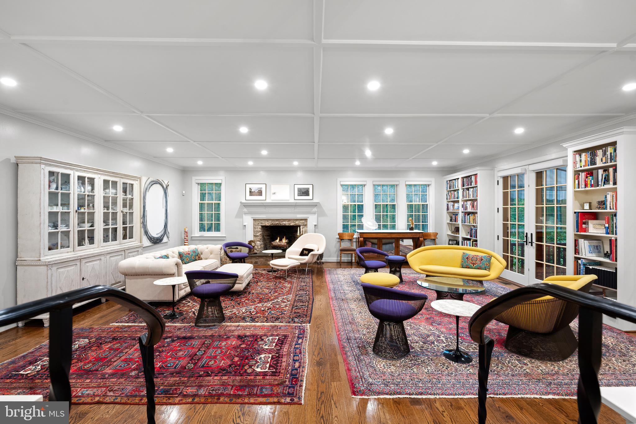 418-420 Dutton Mill Road Malvern, PA 19355 - Photo 19 of 79 Living room with french doors to the patio