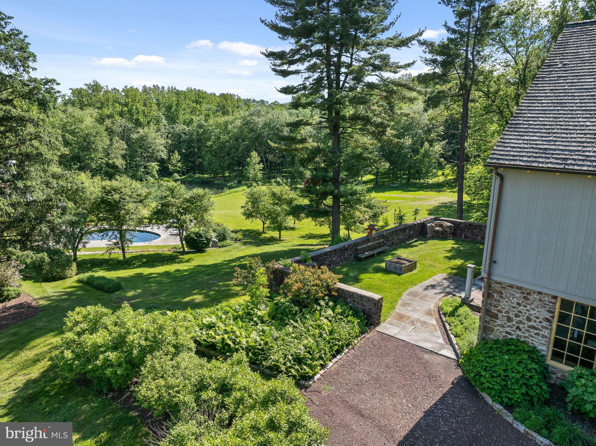 418-420 Dutton Mill Road Malvern, PA 19355 - Photo 65 of 79 View from rear of barn