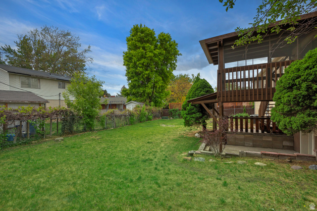 1722 Kimsbrough Road Sandy, UT 84092 - Photo 25 of 29 Expansive green lawn with mature trees and established landscaping