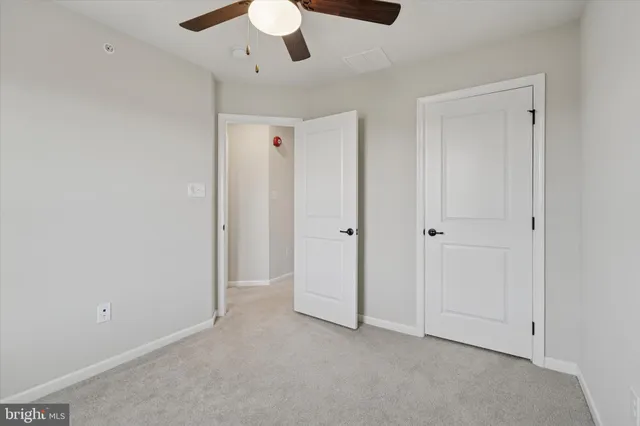 a view of an empty room