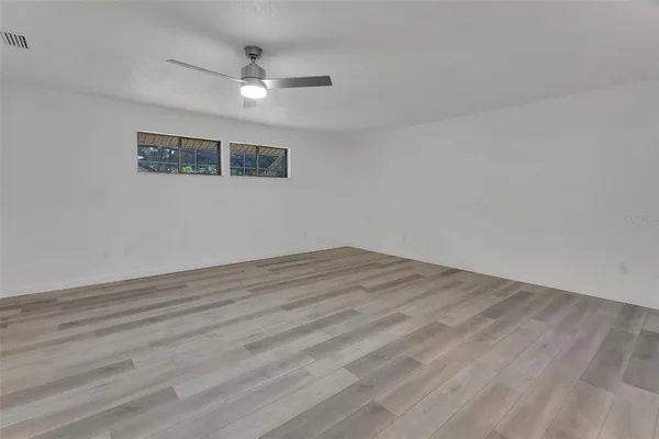 wooden floor in an empty room