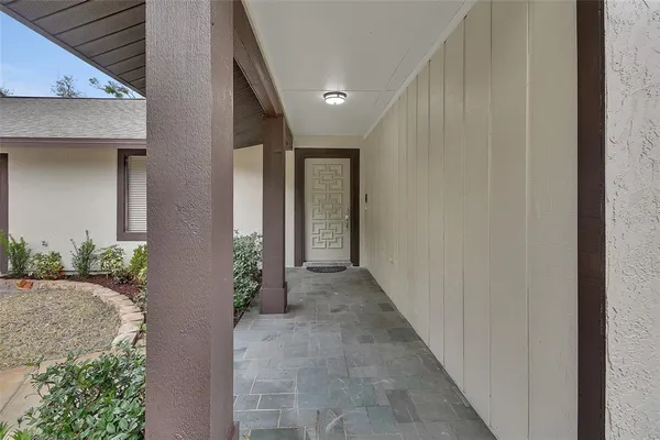 a view of a pathway of a house