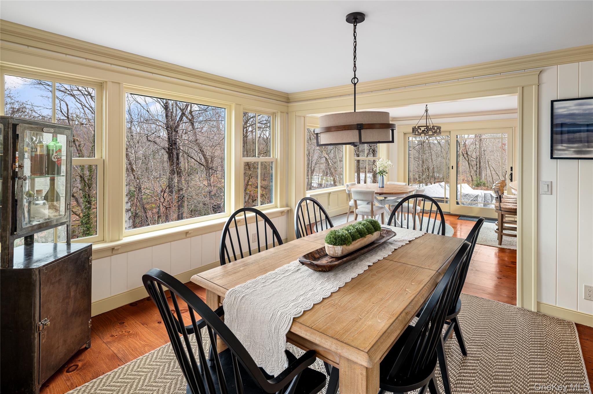 1355 Journeys End Road Croton-on-Hudson, NY 10520 - Photo 22 of 47 a view of a dining room with furniture window and outside view