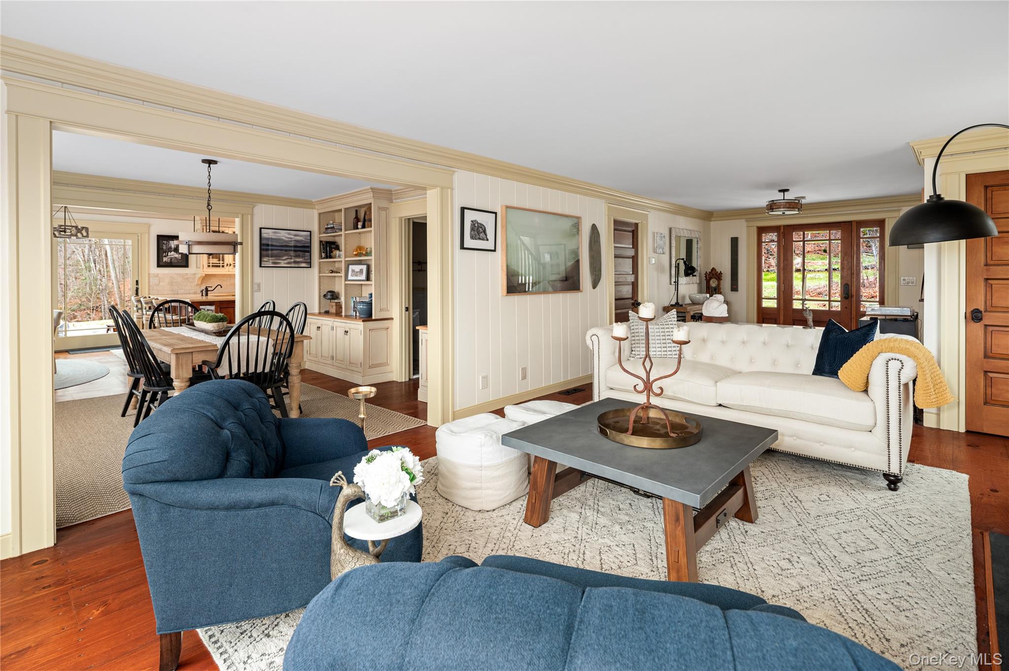 1355 Journeys End Road Croton-on-Hudson, NY 10520 - Photo 9 of 47 a living room with furniture and a wooden floor