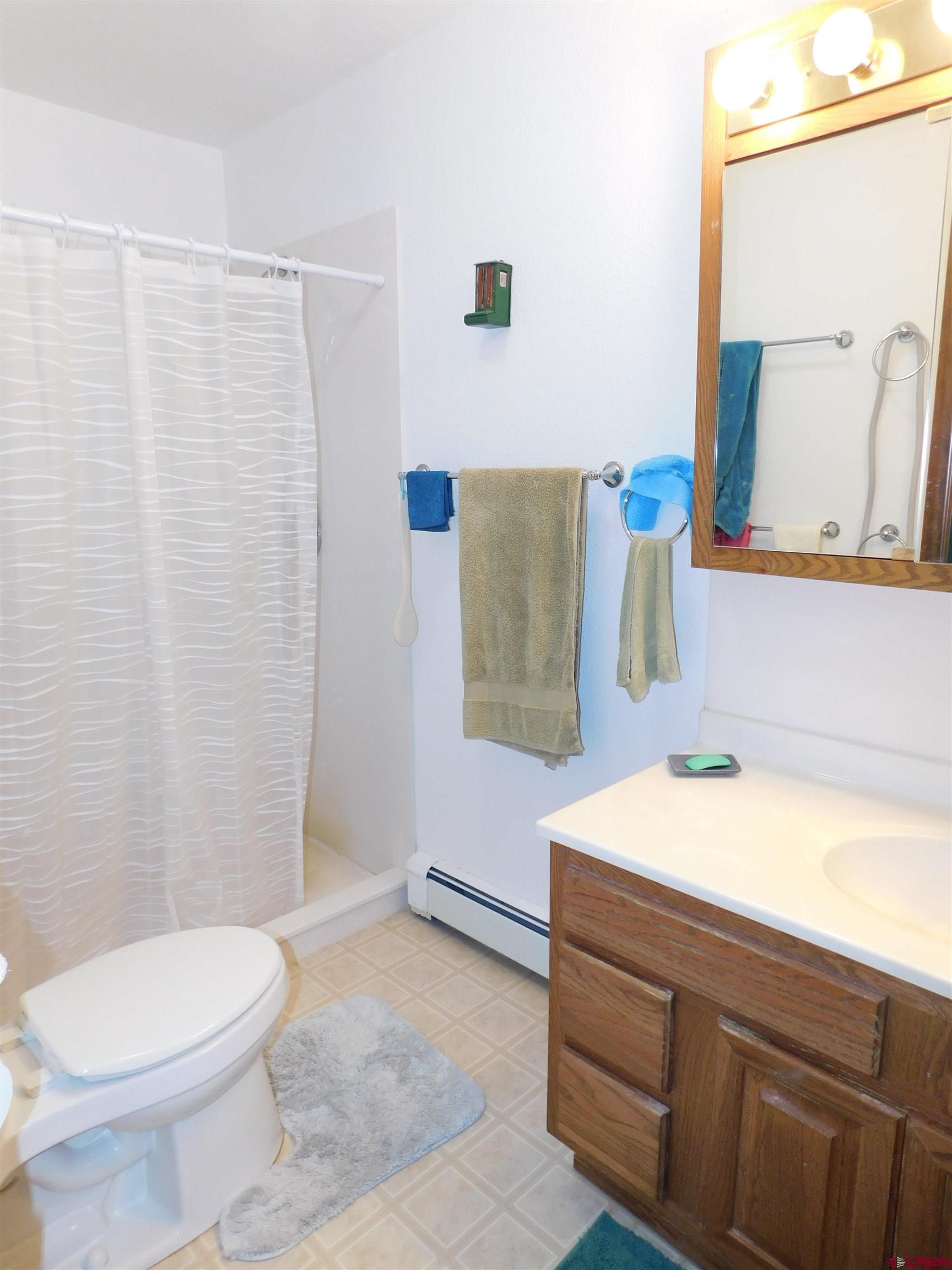 19825 Rd P Cortez, CO 81321 - Photo 13 of 38 a bathroom with a sink a toilet and a mirror