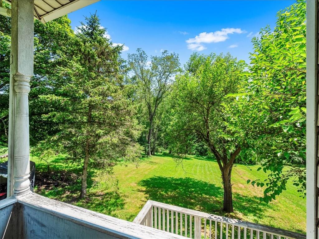 198 Penn Adamsburg Road Penn, PA 15675 - Photo 27 of 27 a view of a garden from a balcony