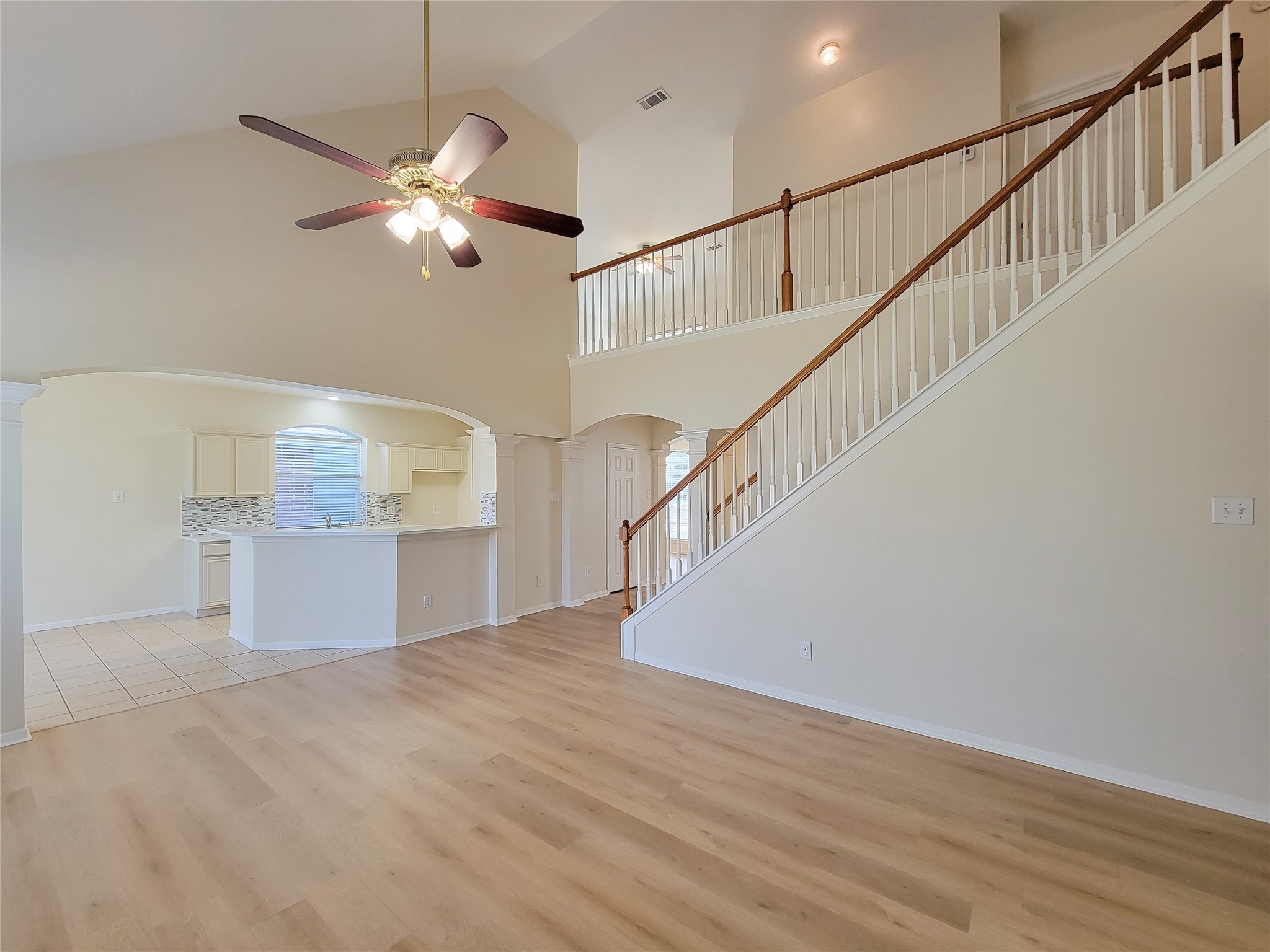 17314 Winfield Square Richmond, TX 77407 - Photo 17 of 47 a view of entryway and hall with wooden floor