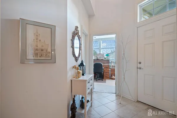 a view of a hallway with a elevator