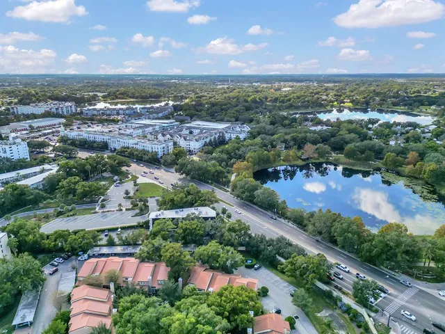 a view of city and mountain