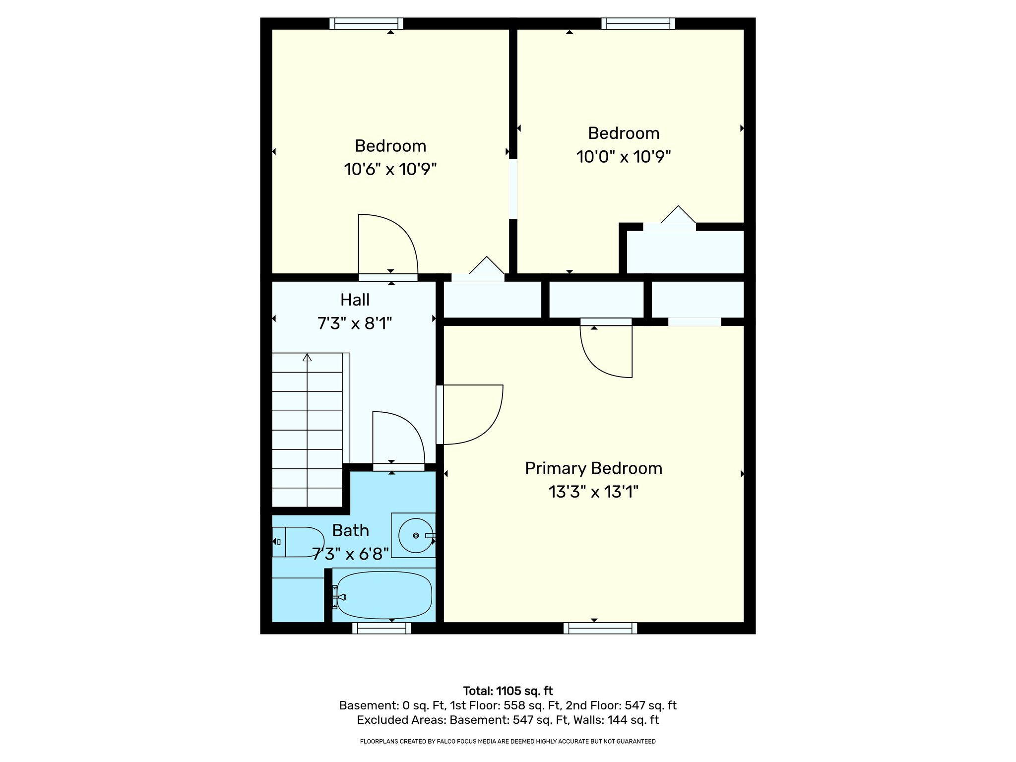 25 Pendleton Street Brewer, ME 04412 - Photo 44 of 46 Second level floor plan
