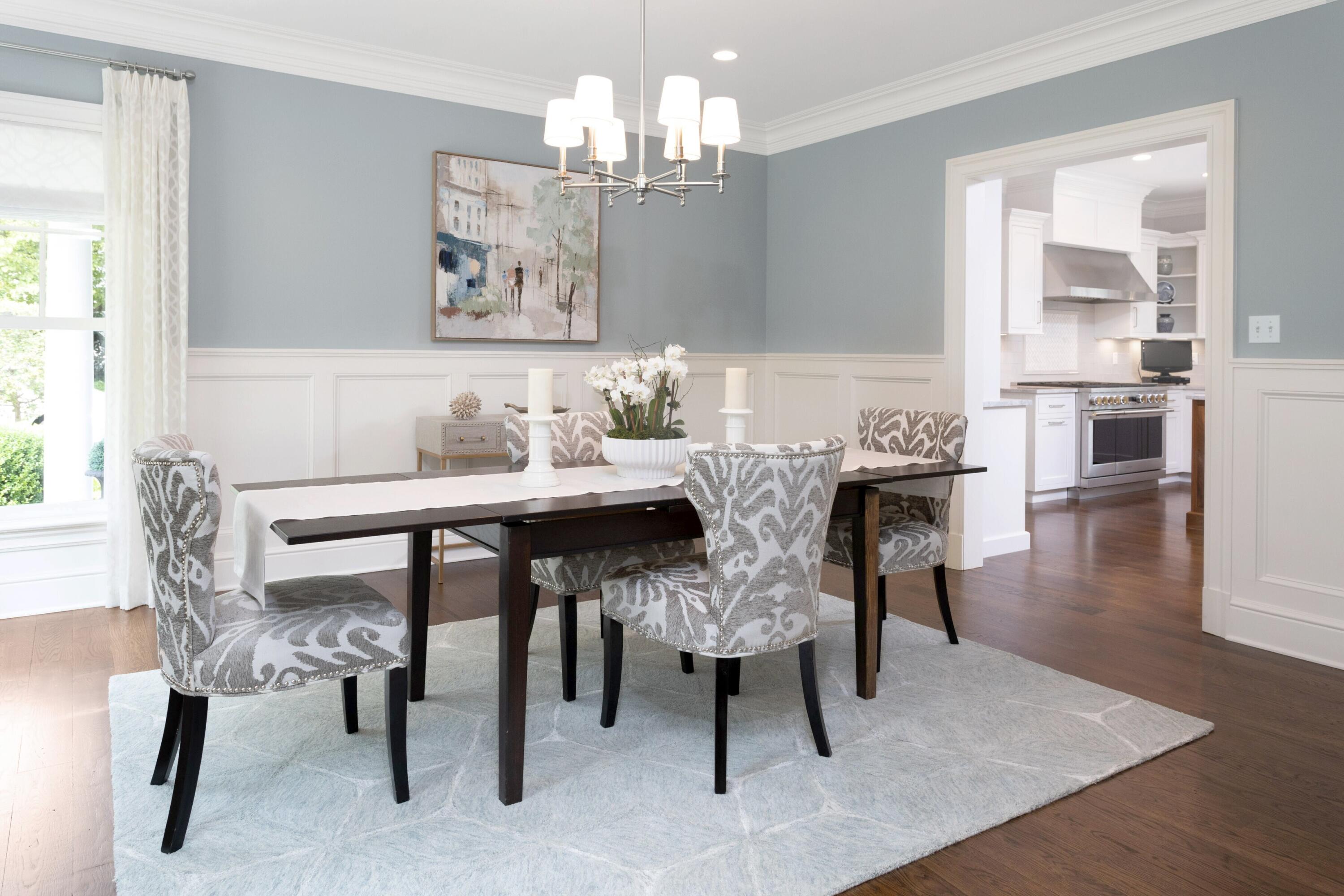 46 Stanton Road Darien, CT 06820 - Photo 19 of 48 a view of a dining room with furniture and wooden floor