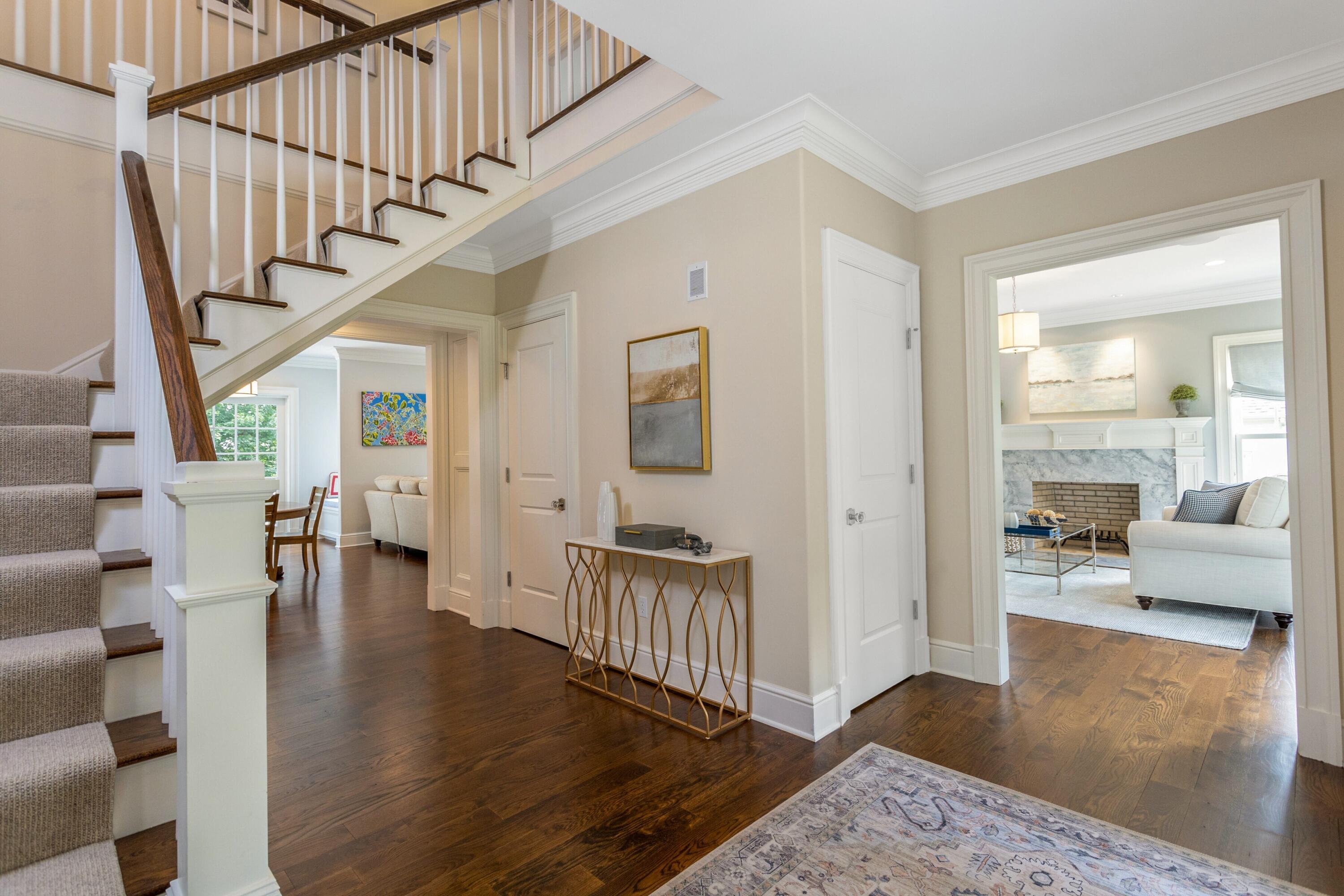 46 Stanton Road Darien, CT 06820 - Photo 5 of 48 a view of an entryway and livingroom with furniture