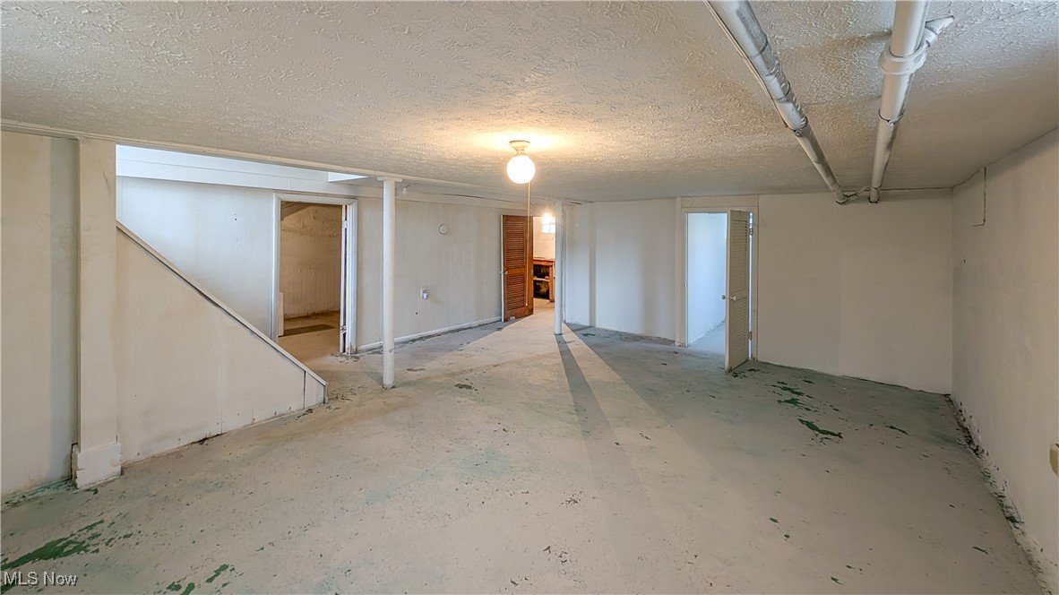 2511 Milan Road Sandusky, OH 44870 - Photo 39 of 40 Basement with a textured ceiling