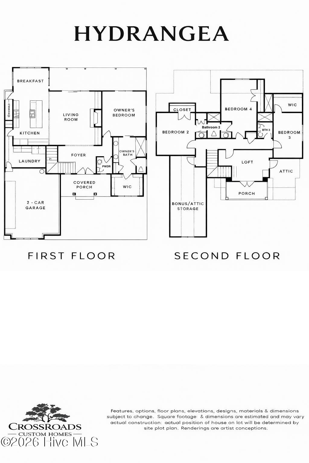 1061 Crown Pointe Drive Hampstead, NC 28443 - Photo 40 of 40 Lot 54 Floor Plan - unbranded