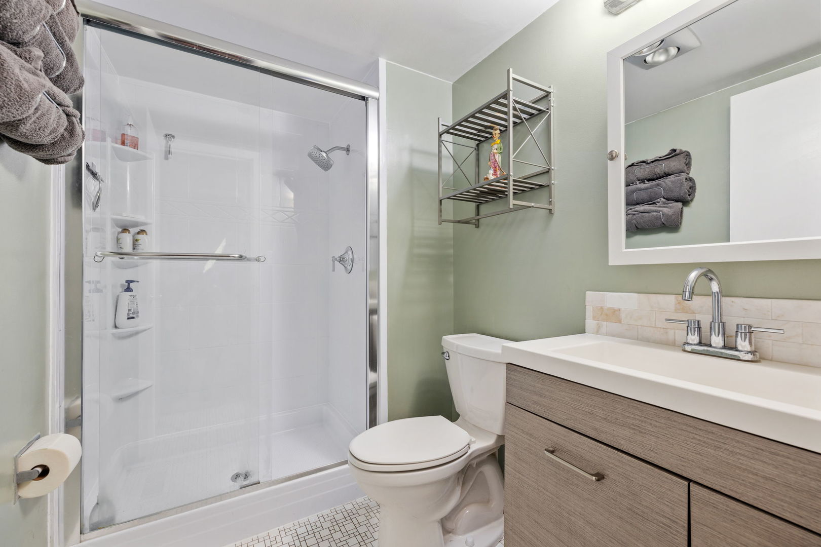 1420 Stonebridge Trail, Unit 13 Wheaton, IL 60189 - Photo 10 of 24 a bathroom with a sink toilet and shower