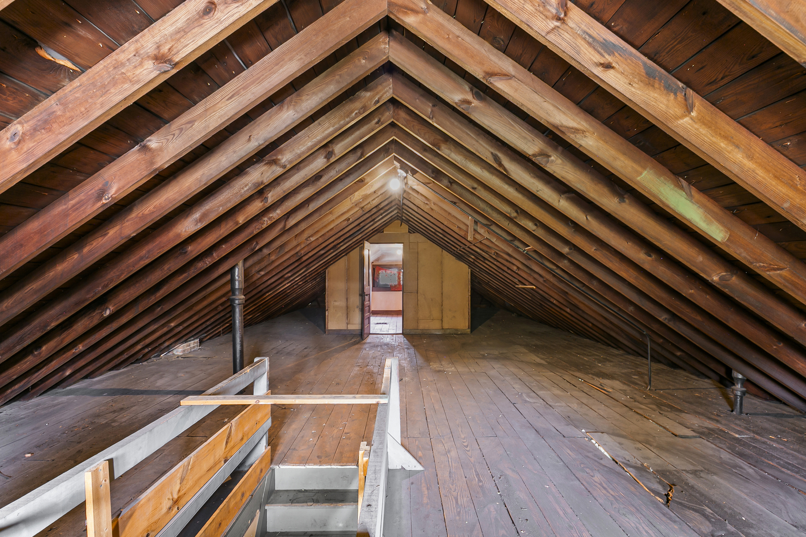 6536 South Rhodes Avenue Chicago, IL 60637 - Photo 15 of 21 a view of outdoor space and deck with wooden floor and staircase