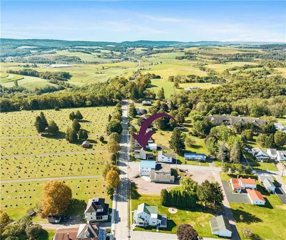 a view of an ocean and beach
