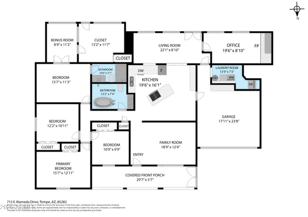 $749,000 | 713 East Alameda Drive, Tempe, AZ 85282