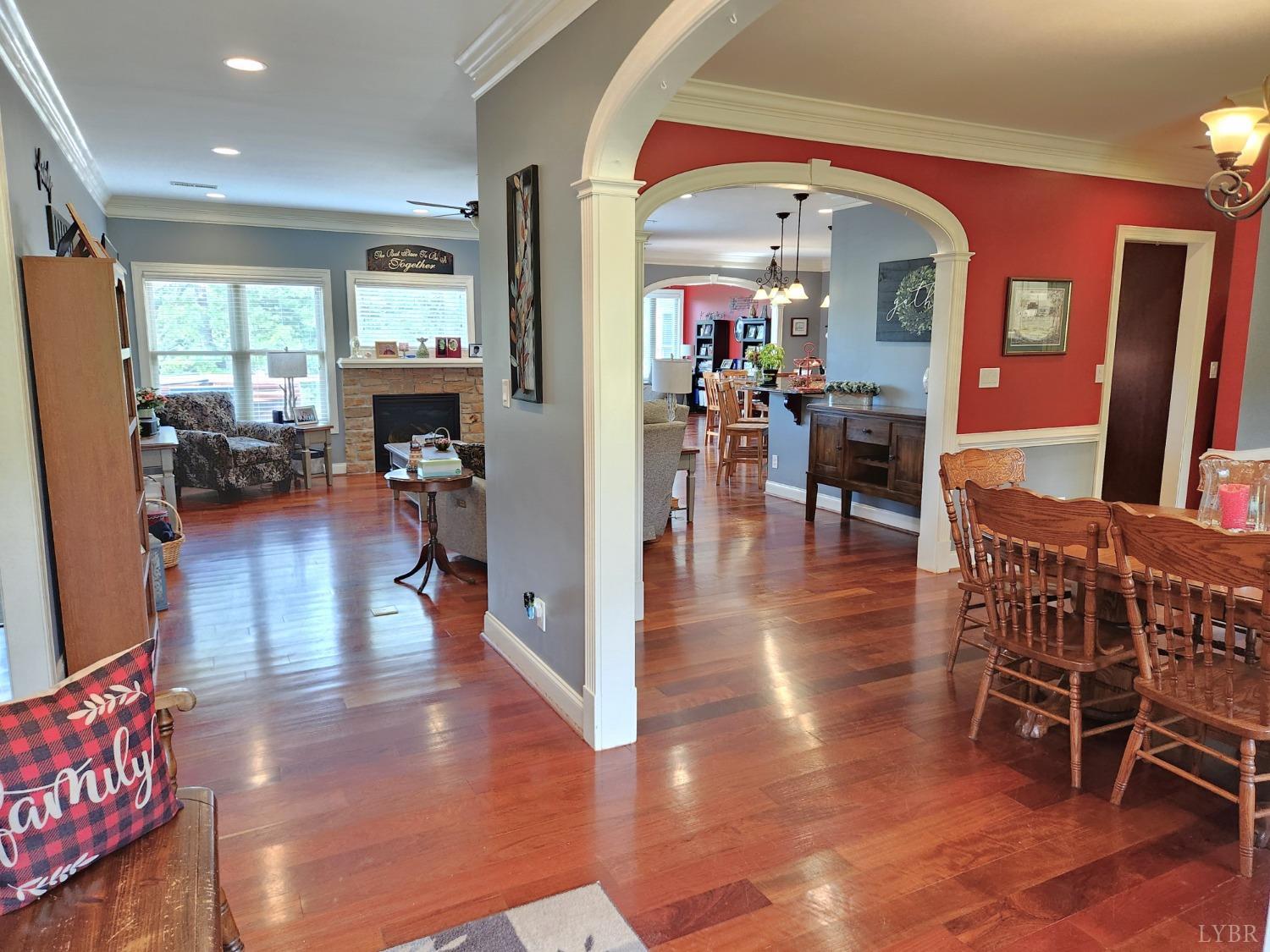 623 Two Bid Road Evington, VA 24550 - Photo 14 of 97 a view of a living room and dining room